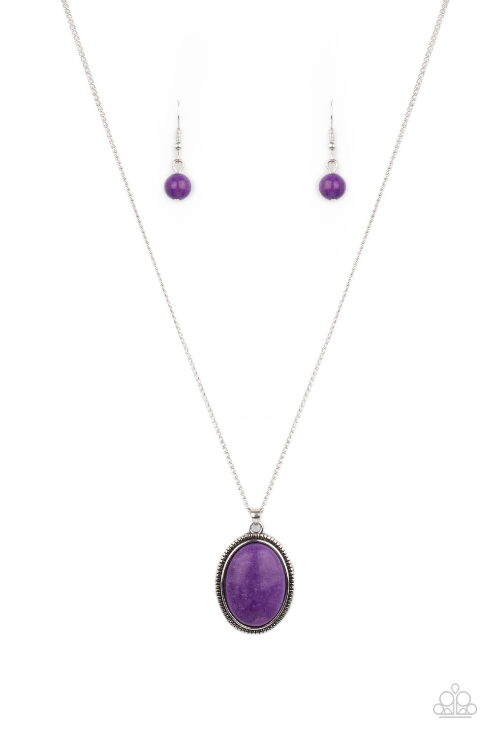 Tranquil Talisman - Purple Paparazzi Necklace