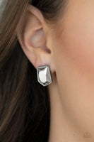 Indulge Me - Silver Paparazzi Earrings