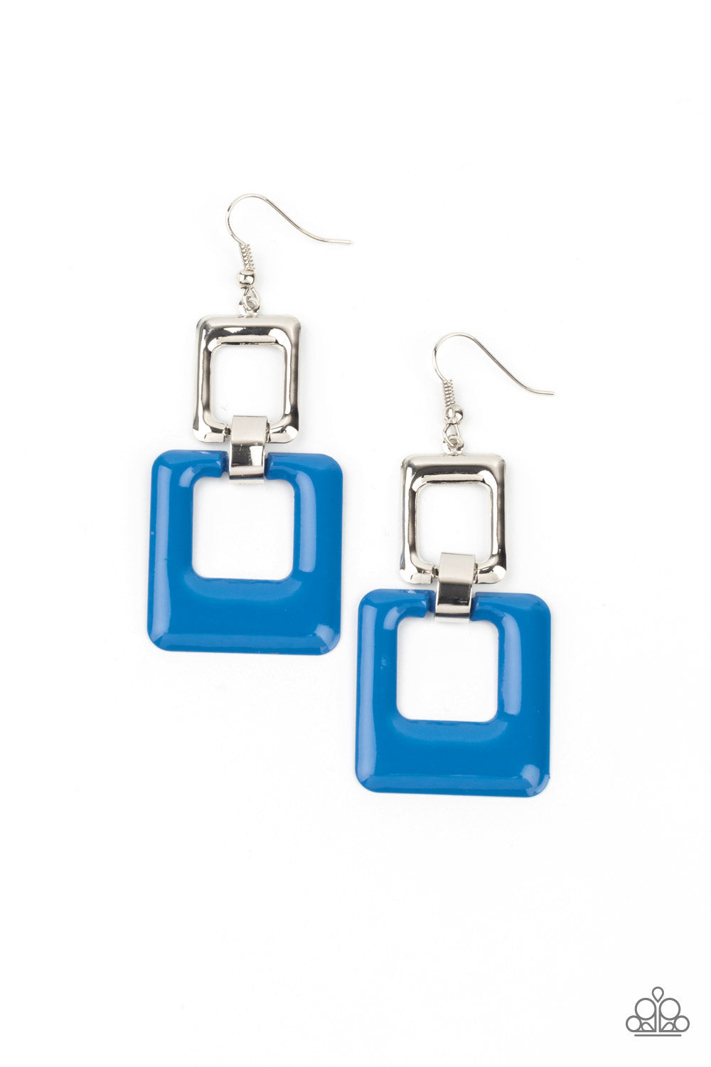 Twice as Nice Blue Paparazzi Earrings