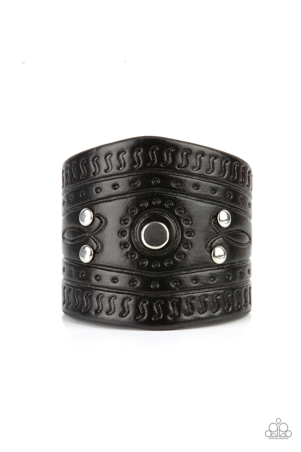 Orange County - Black Paparazzi Bracelet