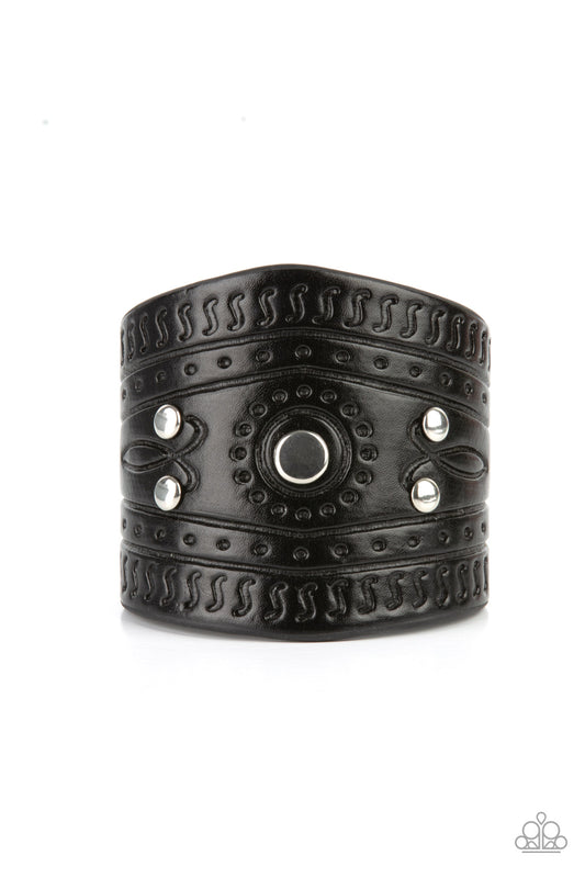 Orange County - Black Paparazzi Bracelet