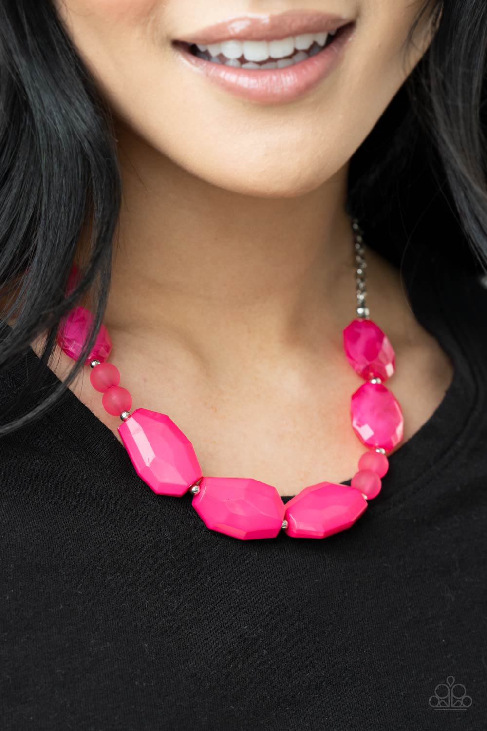 Melrose Melody - Pink Paparazzi Necklace