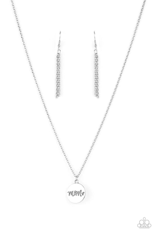 The Cool Mom Silver Paparazzi Necklace