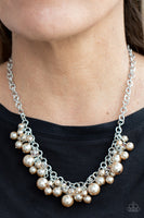 Positively PEARL-escent - Brown Paparazzi Necklace