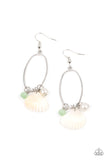 This Too SHELL Pass - Green Paparazzi Earrings