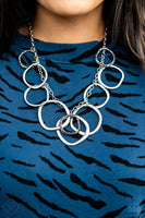 Dizzy With Desire - Silver Paparazzi Necklace