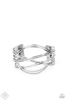 Hautely Hammered - Silver Paparazzi Bracelet