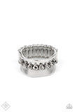 Scintillating Smolder - Silver Paparazzi Ring