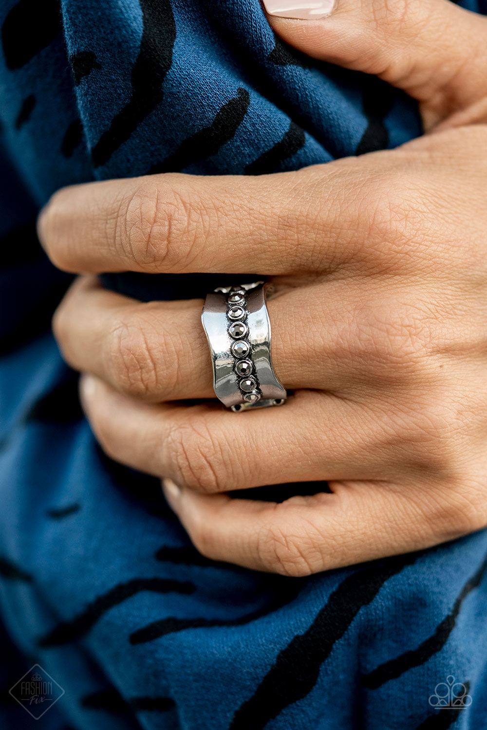 Scintillating Smolder - Silver Paparazzi Ring