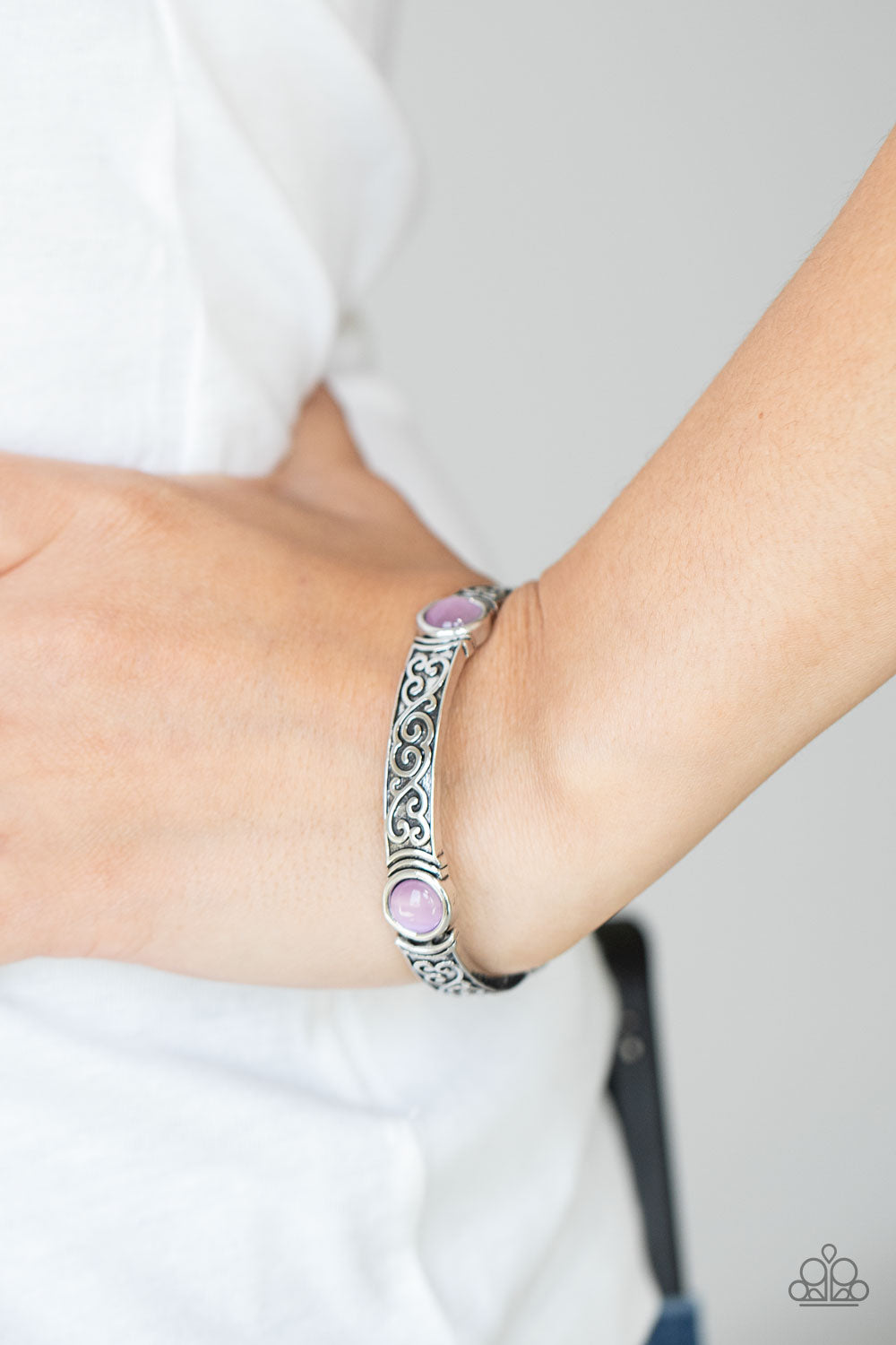 Ethereally Enchanting - Purple Paparazzi Bracelet