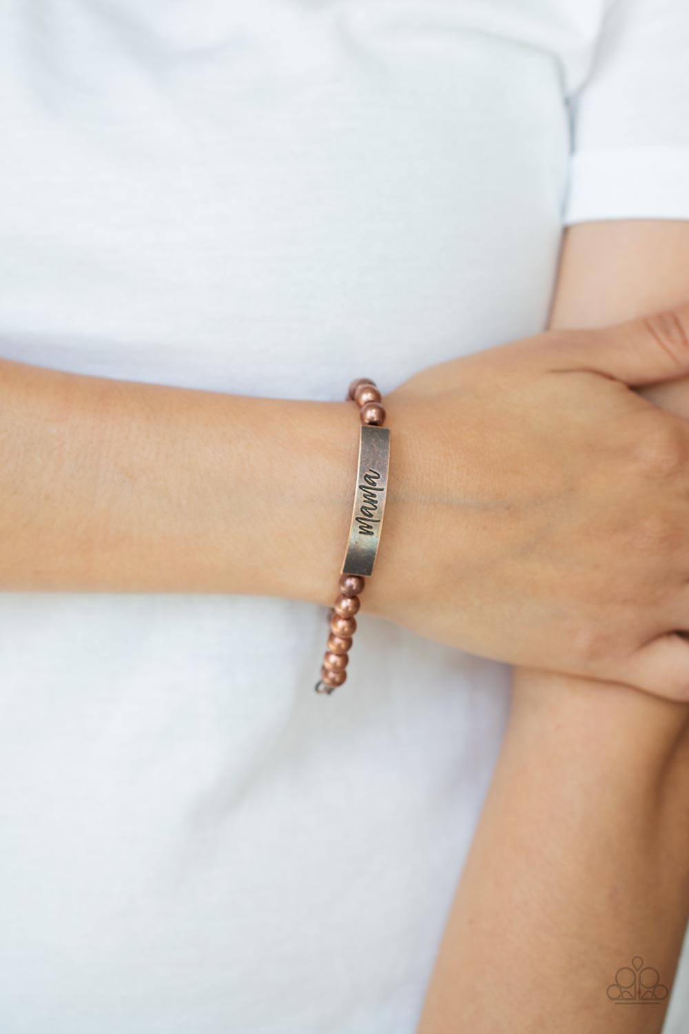 Mom Squad - Copper Paparazzi Bracelet