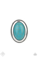 Canyon Sanctuary - Turquoise Blue Paparazzi Ring