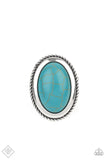 Canyon Sanctuary - Turquoise Blue Paparazzi Ring