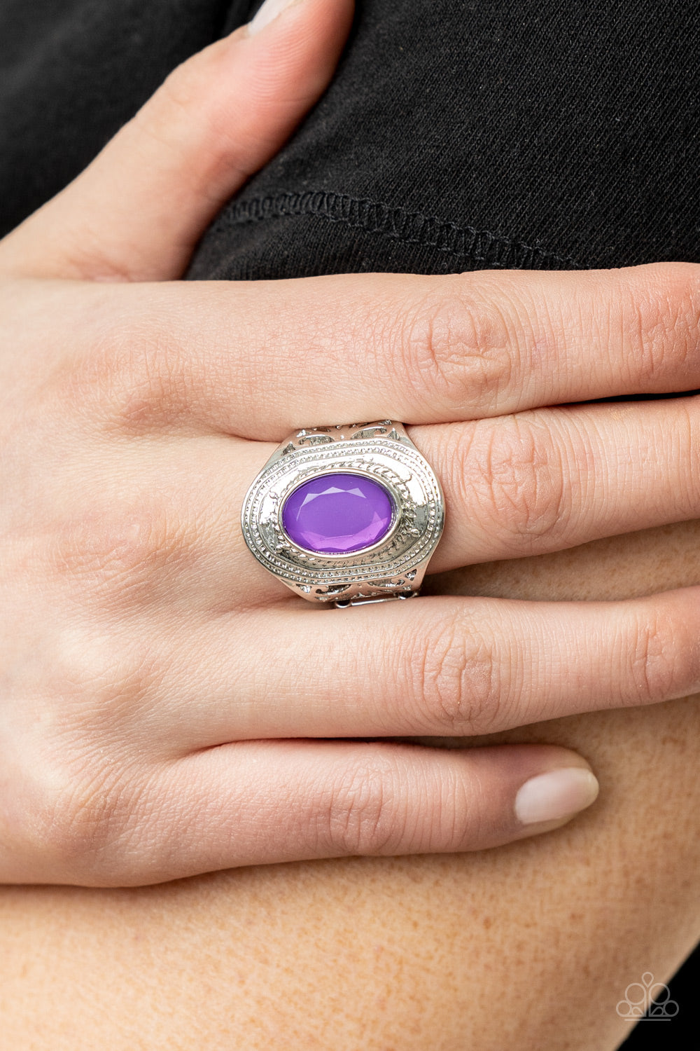 Calm And Classy - Purple Paparazzi Ring
