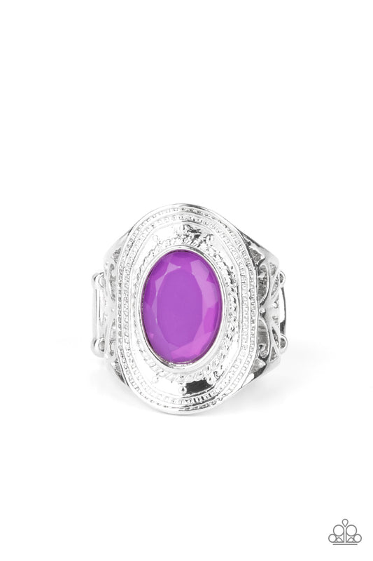 Calm And Classy - Purple Paparazzi Ring