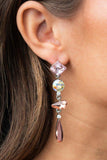 Rock Candy Elegance Pink Paparazzi Earrings