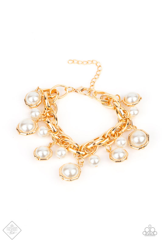 Orbiting Opulence - Gold Paparazzi Bracelet