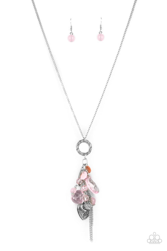 AMOR to Love - Pink Paparazzi Necklace