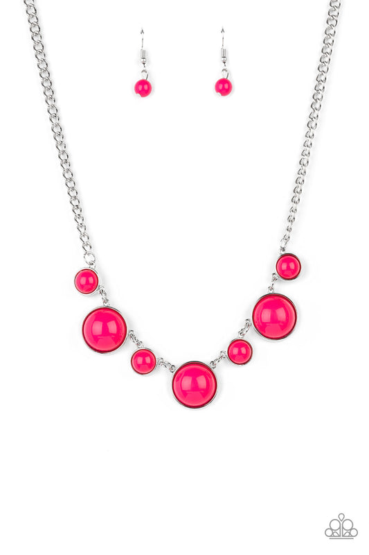 Prismatically POP-tastic - Pink Paparazzi Necklace