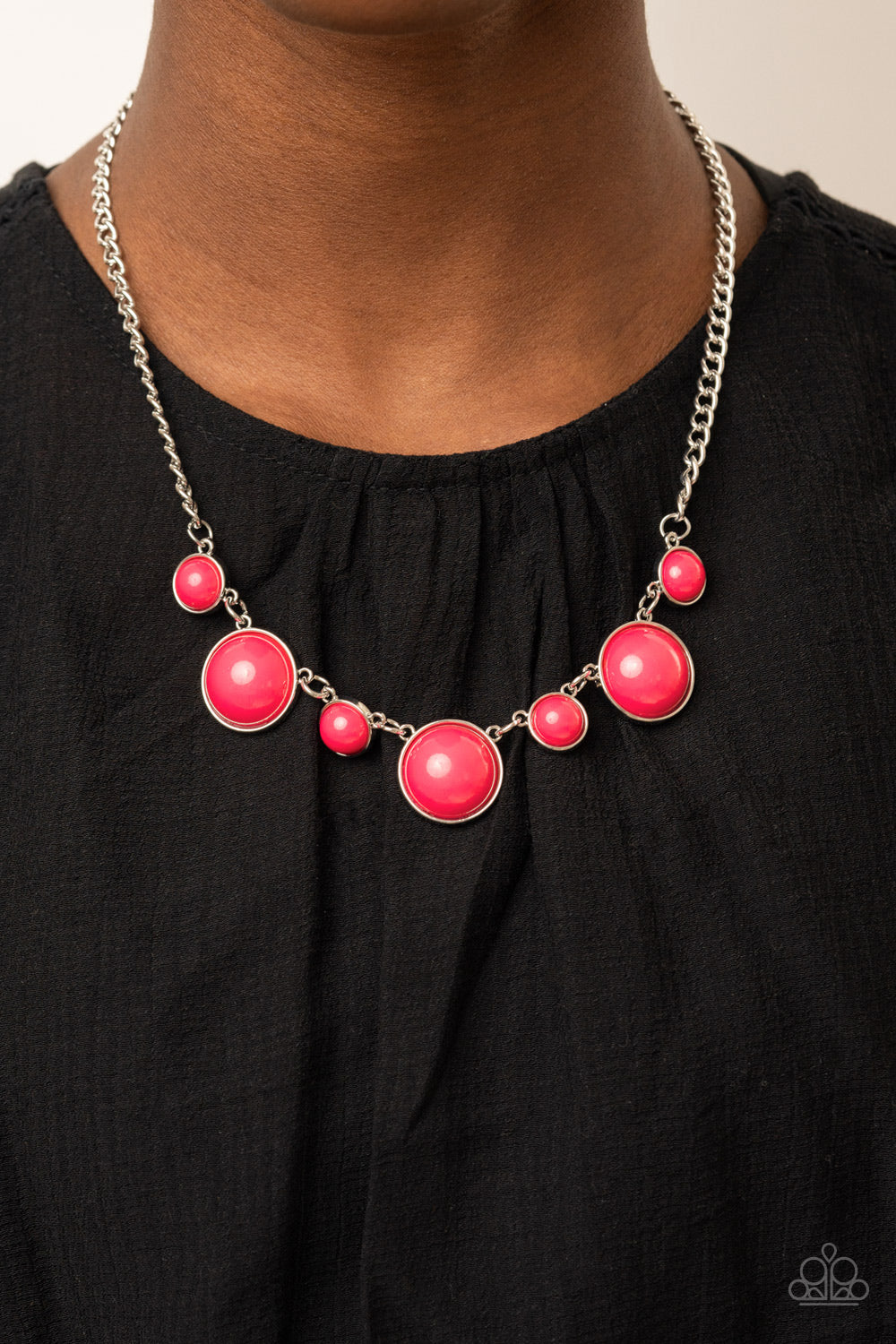 Prismatically POP-tastic - Pink Paparazzi Necklace