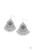Dream a Little DREAMCATCHER - Green Paparazzi Earrings