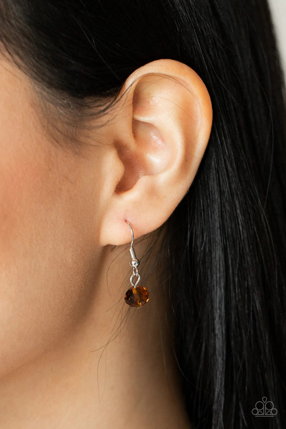 Turn Up The Tea Lights Brown Paparazzi Necklace