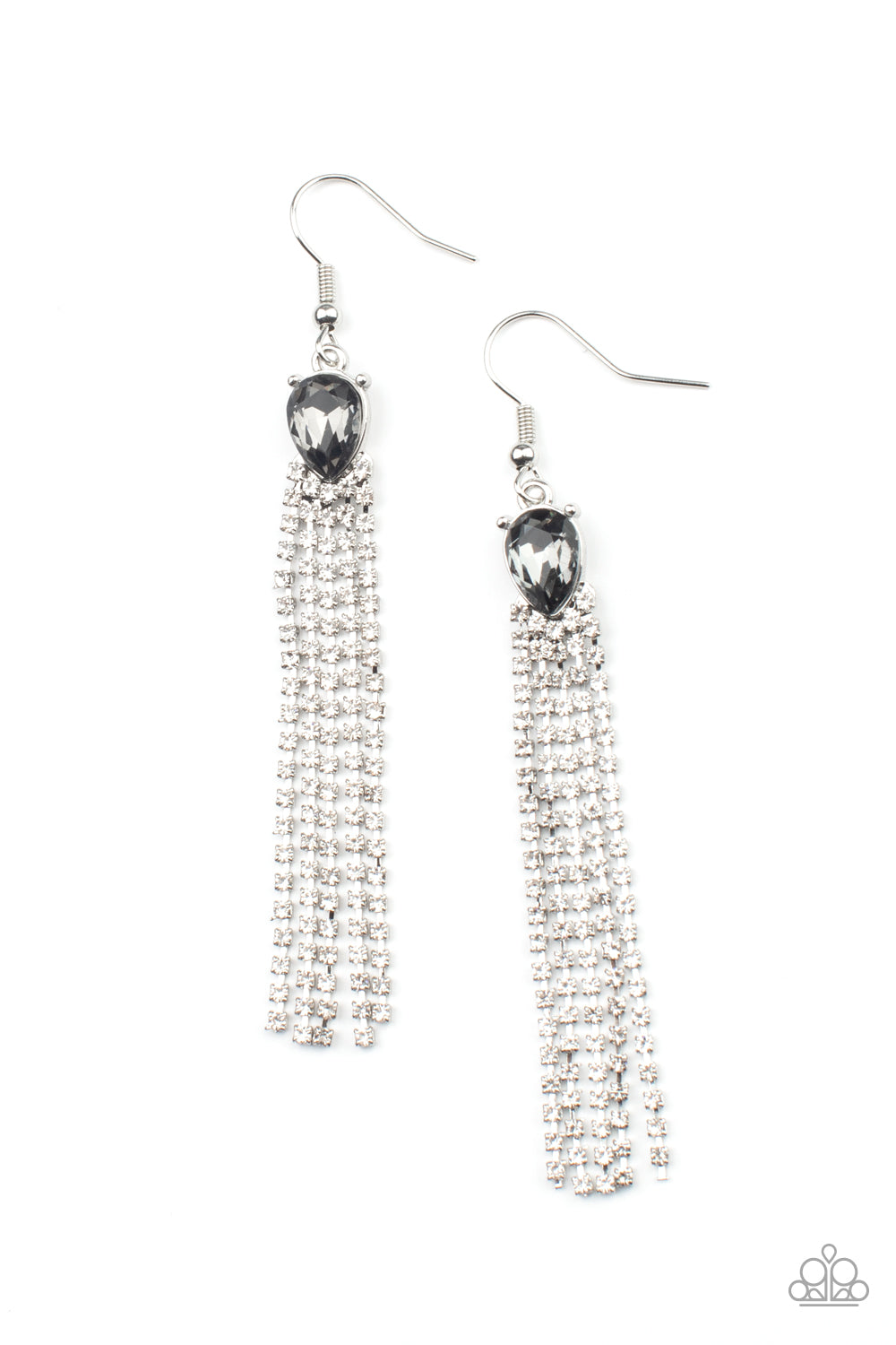Drop-Dead Dainty - Silver Paparazzi Earrings