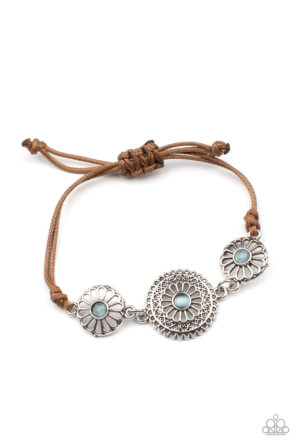 Bohemian Botany - Blue Paparazzi Bracelet