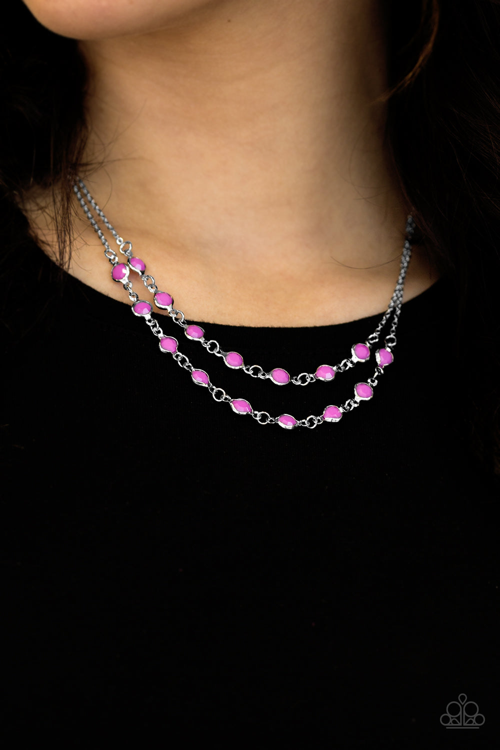 Summer Girl Purple Paparazzi Necklace
