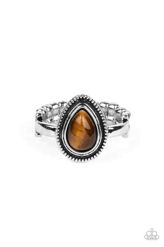 Eco Elements - Brown Paparazzi Ring