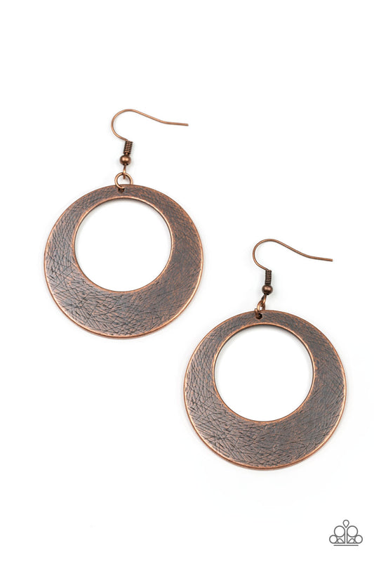 Outer Plains - Copper Paparazzi Earrings