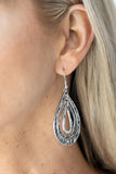 Plains Pathfinder - Silver Paparazzi Earrings