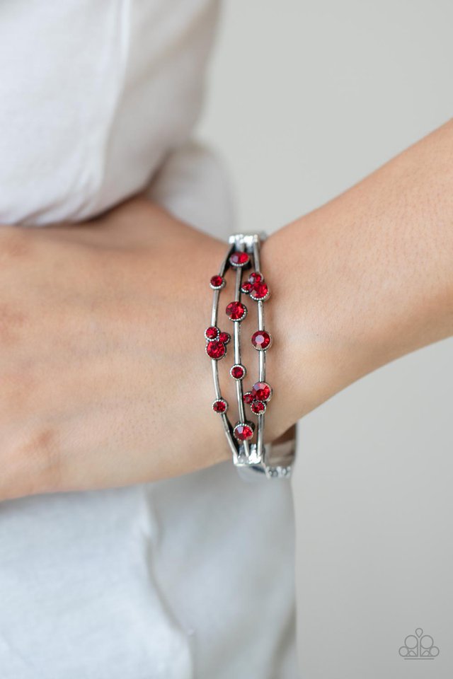 Cosmic Candescence Red Paparazzi Bracelet