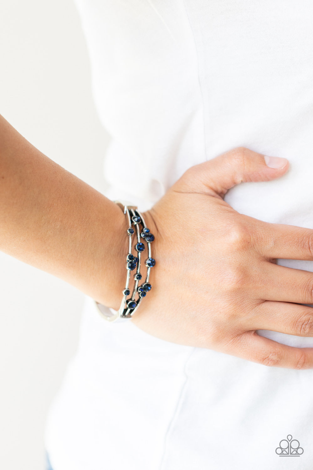 Cosmic Candescence - Blue Paparazzi Bracelet