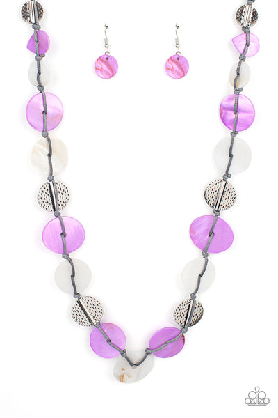 Seashore Spa - Purple Paparazzi Necklace