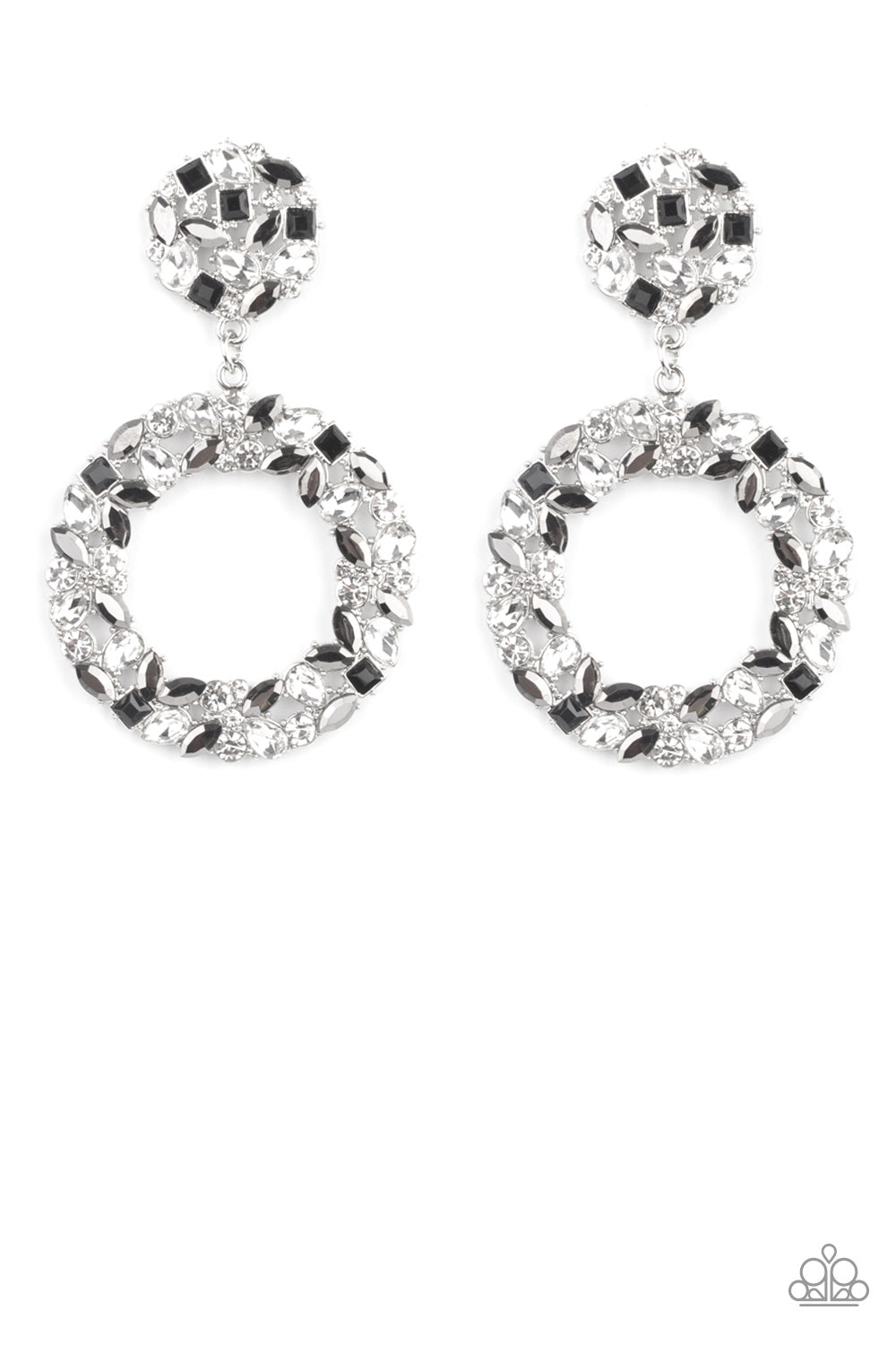 Party Ensemble - Black Paparazzi Earrings