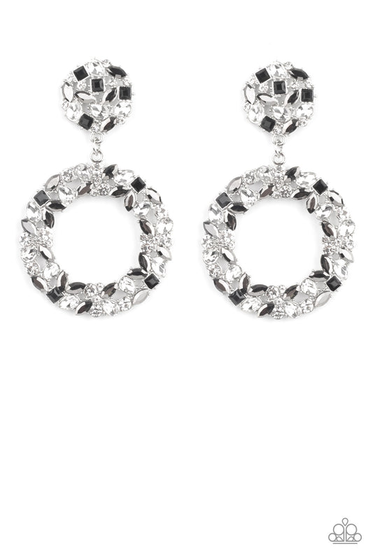 Party Ensemble - Black Paparazzi Earrings