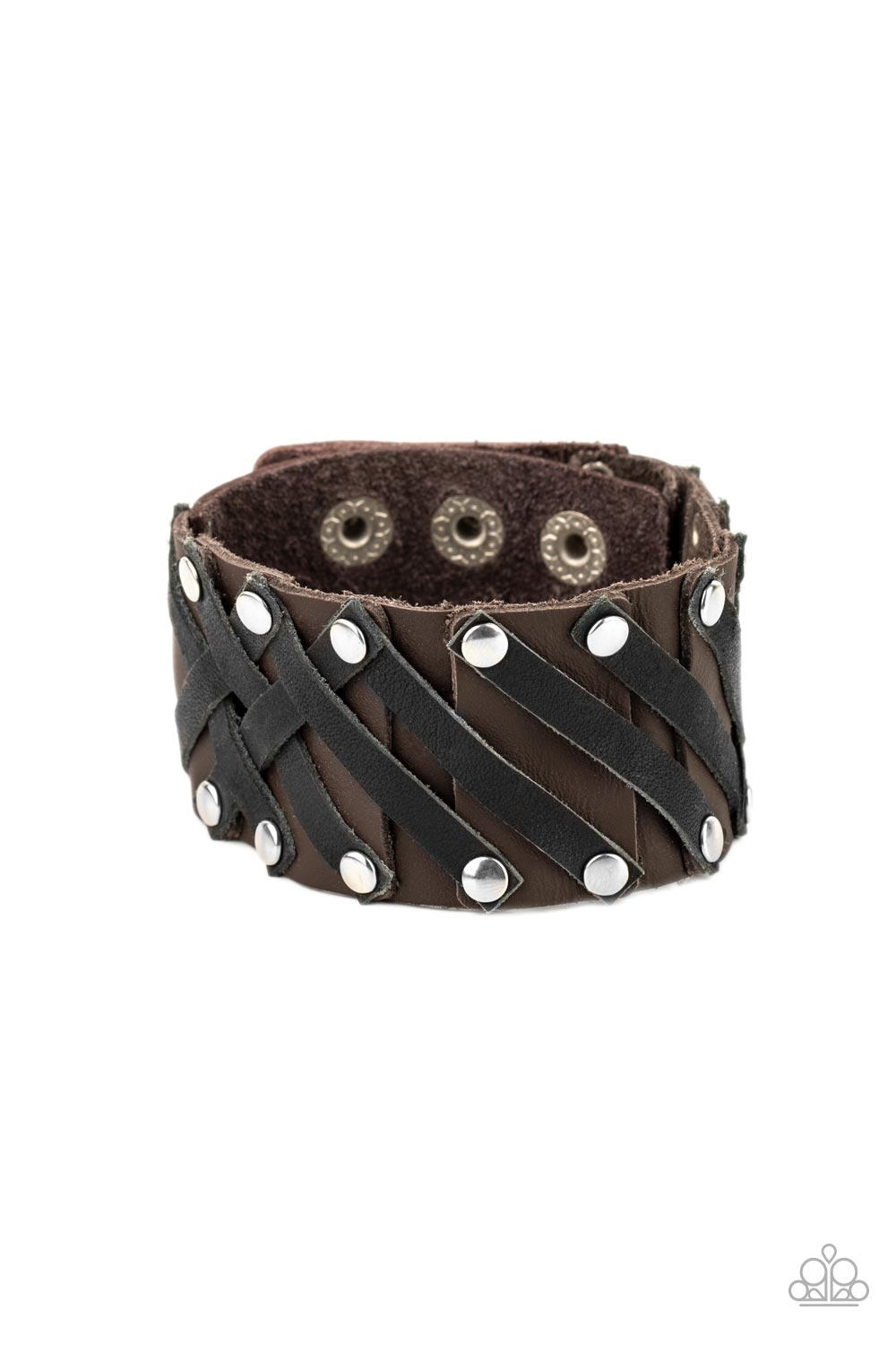 Rebel Rumble - Brown Paparazzi Urban Bracelet