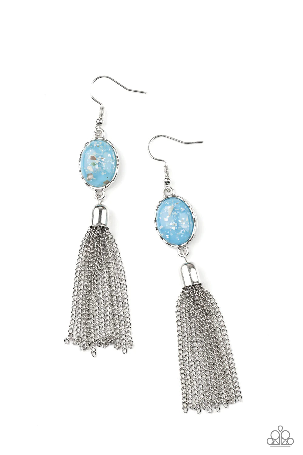 Oceanic Opalescence - Blue Paparazzi Earrings