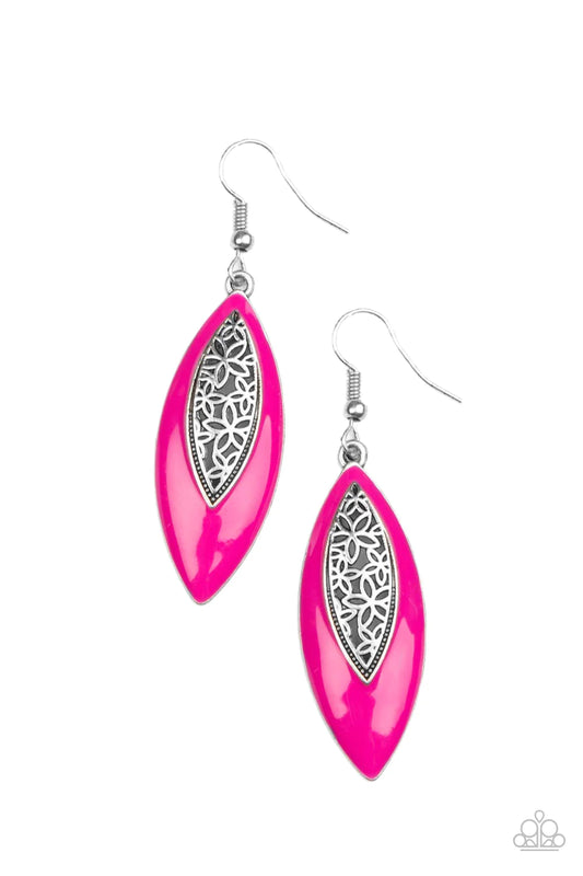 Venetian Vanity Pink Paparazzi Earrings