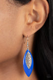 Venetian Vanity - Blue Paparazzi Earrings
