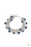 Glossy Goddess - Blue Paparazzi Bracelet