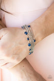 Glossy Goddess - Blue Paparazzi Bracelet
