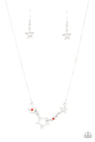 Proudly Patriotic - Red Paparazzi Necklace