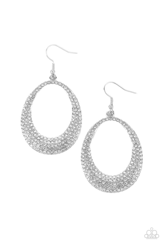 Storybook Bride - White Paparazzi Earrings