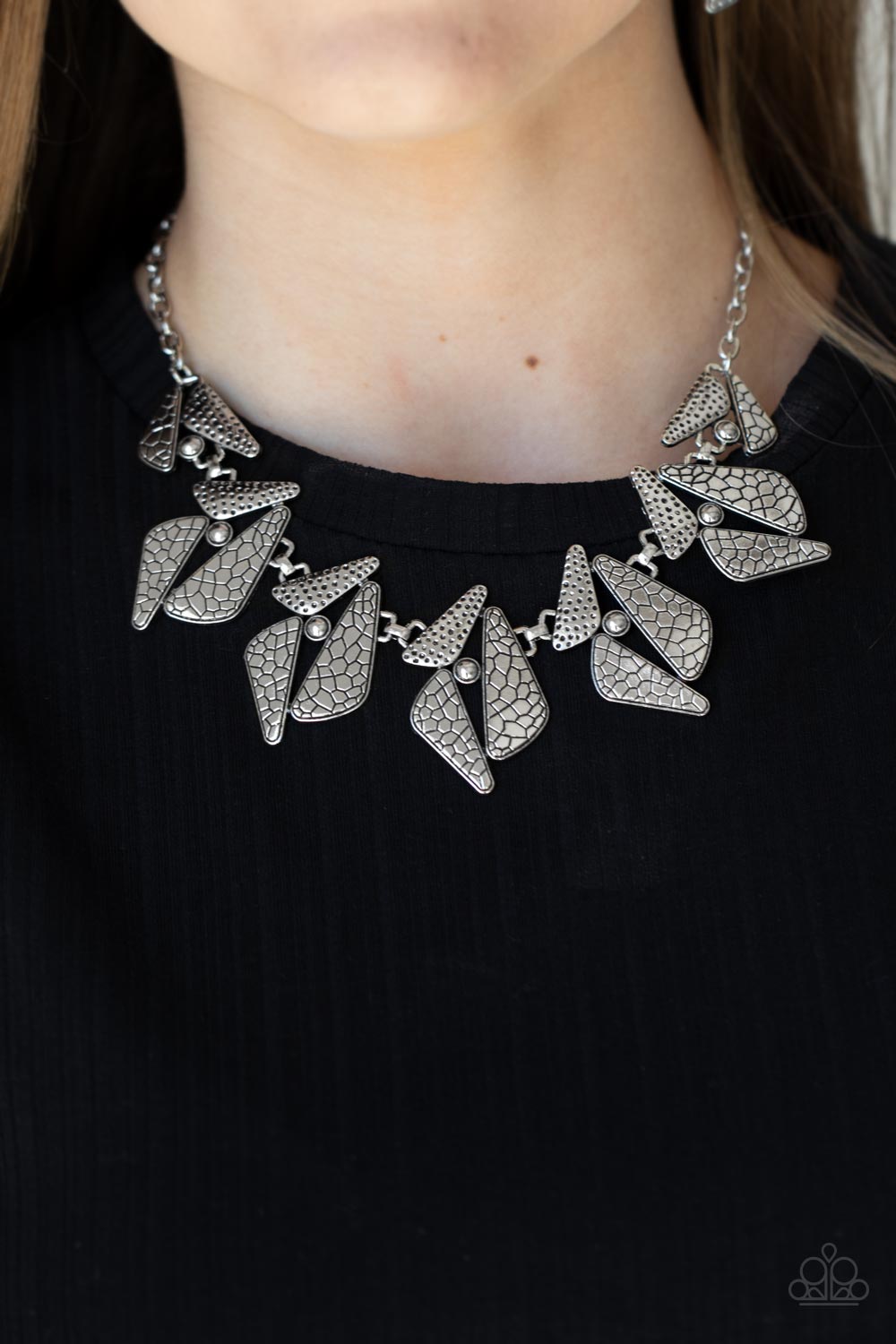 Extra Expedition - Silver Paparazzi Necklace
