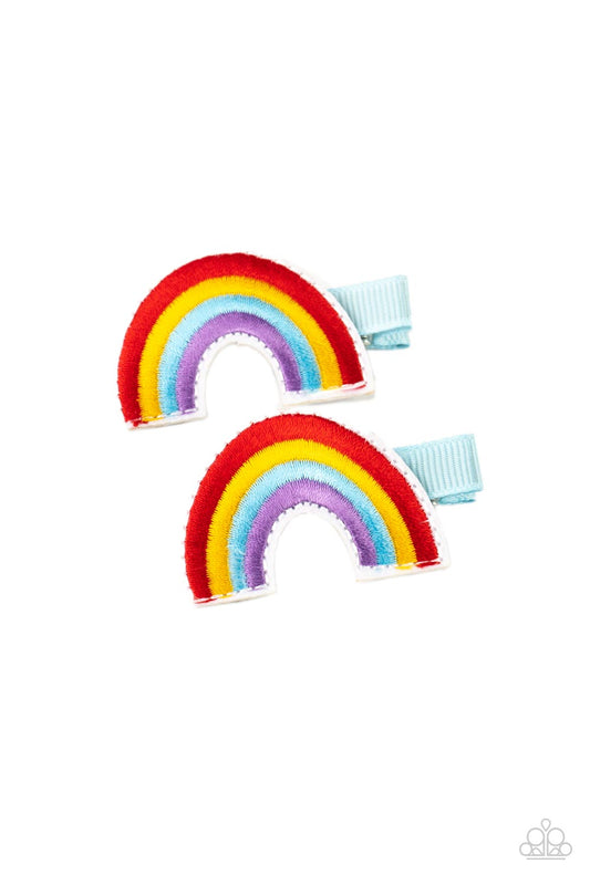 Follow Your Rainbow - Multi Paparazzi Hair Clip