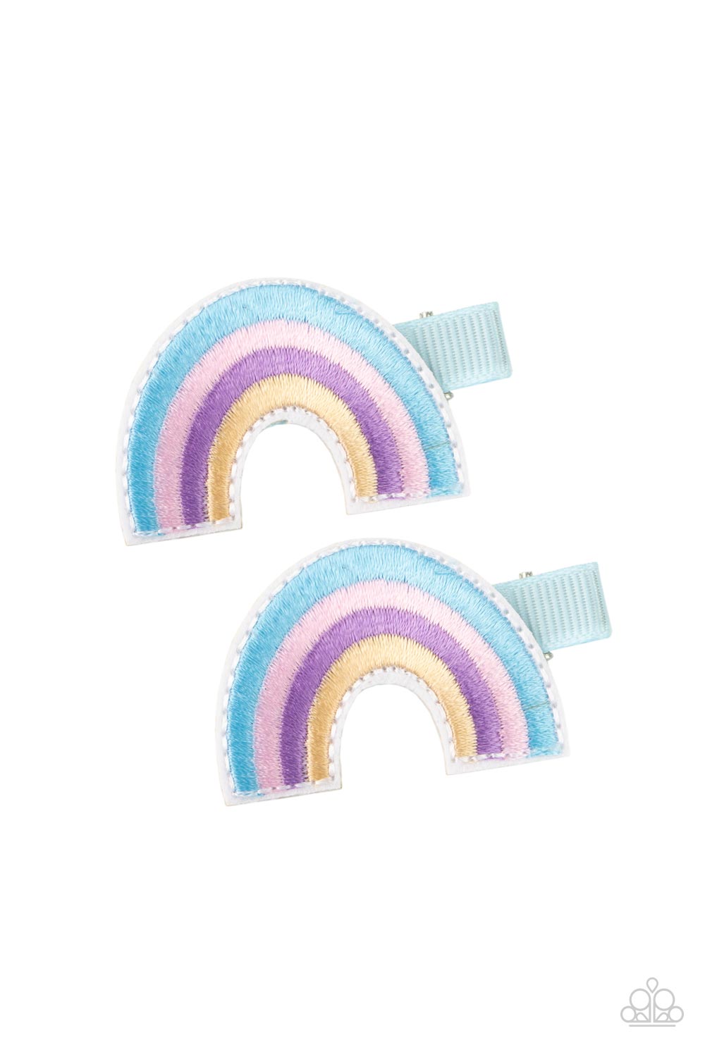 Follow Your Rainbow - Blue Paparazzi Hair Clip