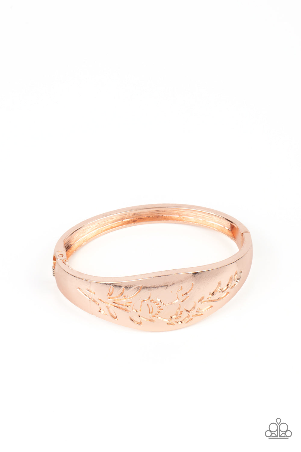 Fond of Florals - Rose Gold Paparazzi Bracelet