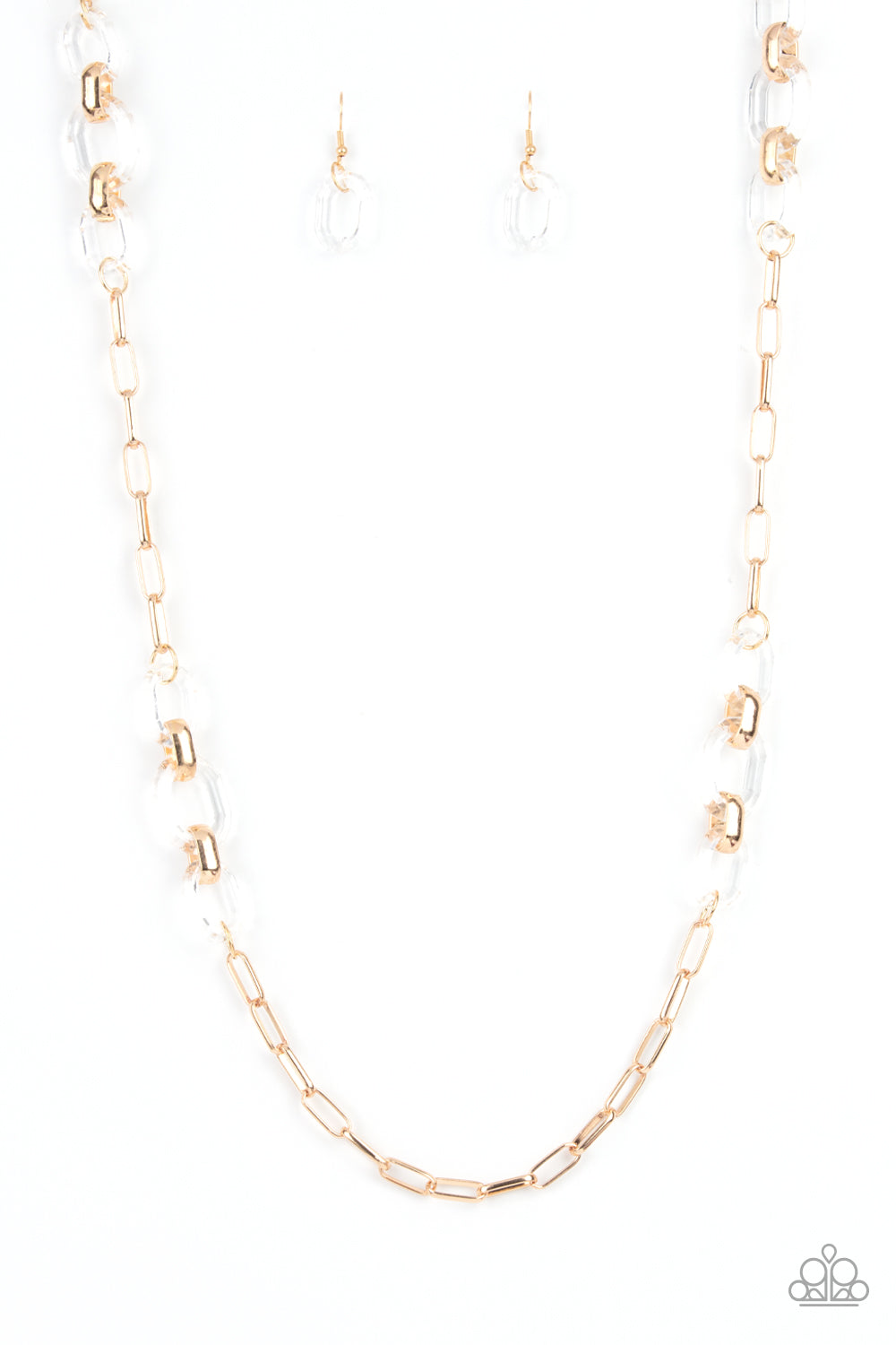 Have I Made Myself Clear? - Gold Paparazzi Necklace
